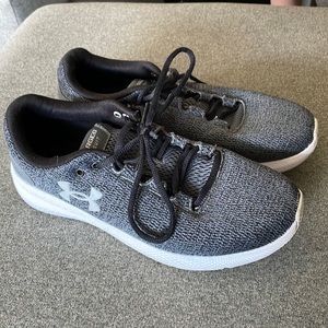 - Under Armour women’s sneakers size 10.
